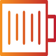 Single isolated icon with outline style icon on white background