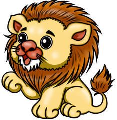 Lion clip art illustration cartoon character