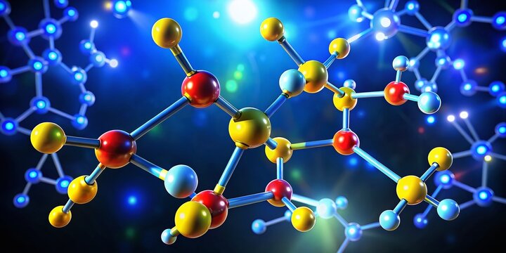 Chemical Structure of Sulfur Trioxide (SO3) with Detailed Molecular Formula Representation