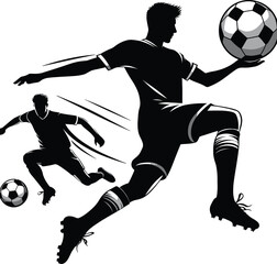 football player silhouette © PijushKumar