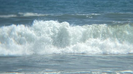 waves on the beach