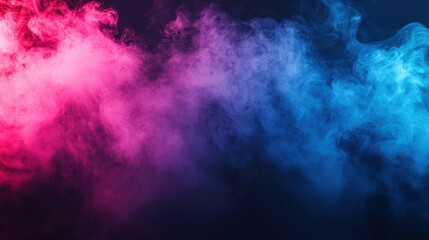 Naklejka premium Dramatic Swirling Colorful Smoke Abstract Background