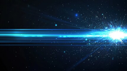 Blazing Bursts of Electrifying Energy Igniting Futuristic Digital Landscape