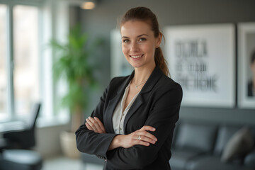 portrait of a young business woman