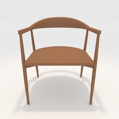 3d render armchair design element. Furniture Collection