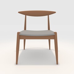 3d render armchair design element. Furniture Collection