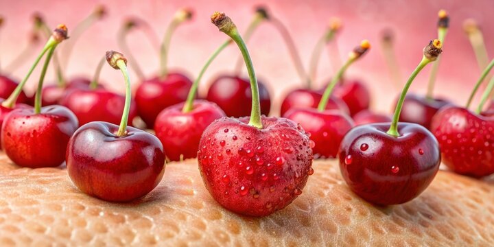 Close-up images showcasing cherry angiomas on the skin; valuable for dermatological education and enhancing medical