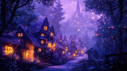 Obraz premium Vector fantasy background
