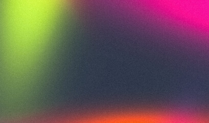 Vibrant color gradient on black background, purple green red abstract black poster design, copy space