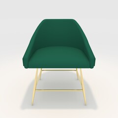 3d render armchair design element. Furniture Collection