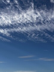 blue sky with clouds