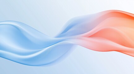 Abstract blue and red liquid wavy shapes futuristic banner. Glowing retro waves background