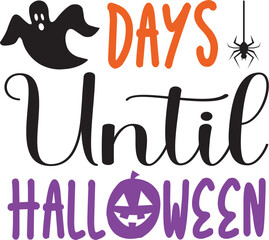 days until Halloween SVG
