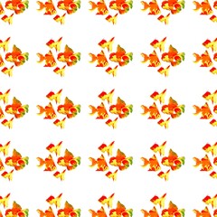 carp fish pattern background cover poster