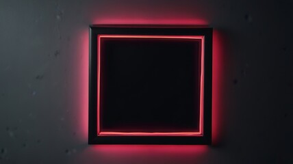 neon light with frame
