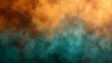 Obraz premium Abstract Texture with Golden and Teal Hues