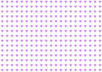 ハート　パープル