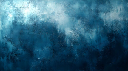 Naklejka premium Blue Textured Wall Background - Abstract Design Element