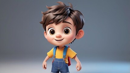 3d child in shirt