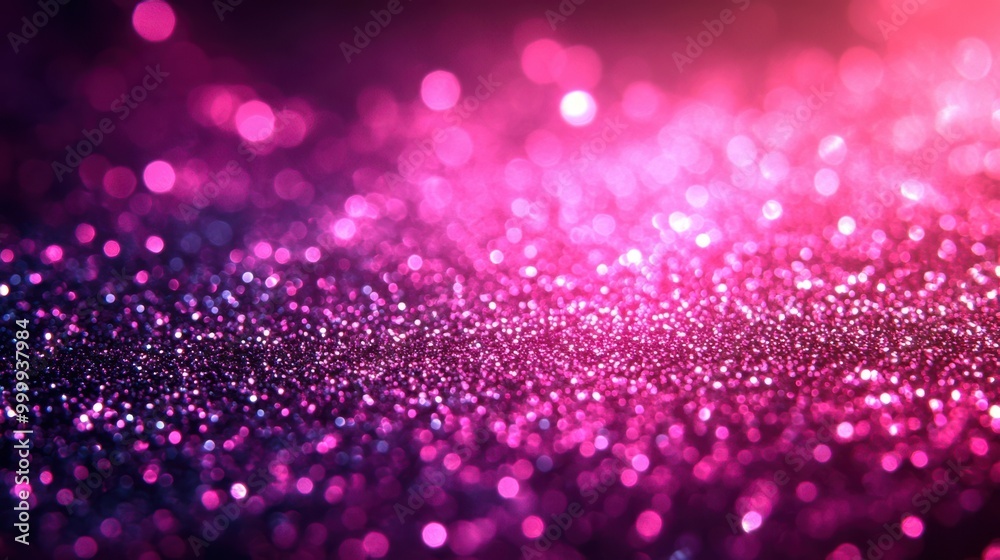 Fototapete a shimmering, festive background with a blend of magenta and pink hues, featuring a dazzling display