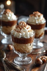 Gesztenyep&uuml;r&eacute;: A chestnut pur&eacute;e dessert topped with whipped cream, often served with rum flavoring.