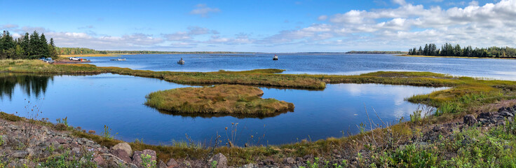 Marshy lagoon along the Island Trail, Prince Edward Island, Canada