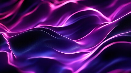 Fototapeta premium Abstract Purple Wave Patterns in Motion