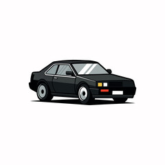 Fototapeta premium Speed in Motion: A Sleek Car Vector illustration design
