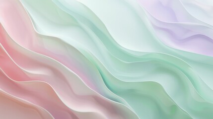 Fototapeta premium Abstract Pastel Waves