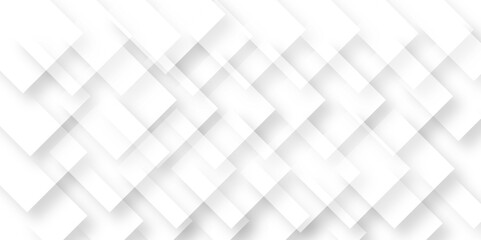 Minimalist Abstract White Tile Design with Vector Patterns