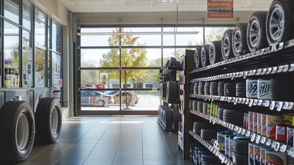 Tire Store Interior