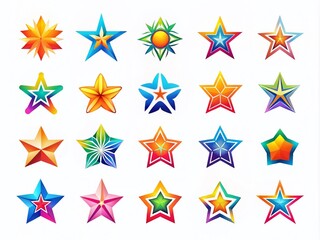 Obraz premium Creative Star Logos Collection for Branding, Marketing, and Graphic Design Projects and Concepts