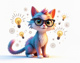 Cat designer has idea