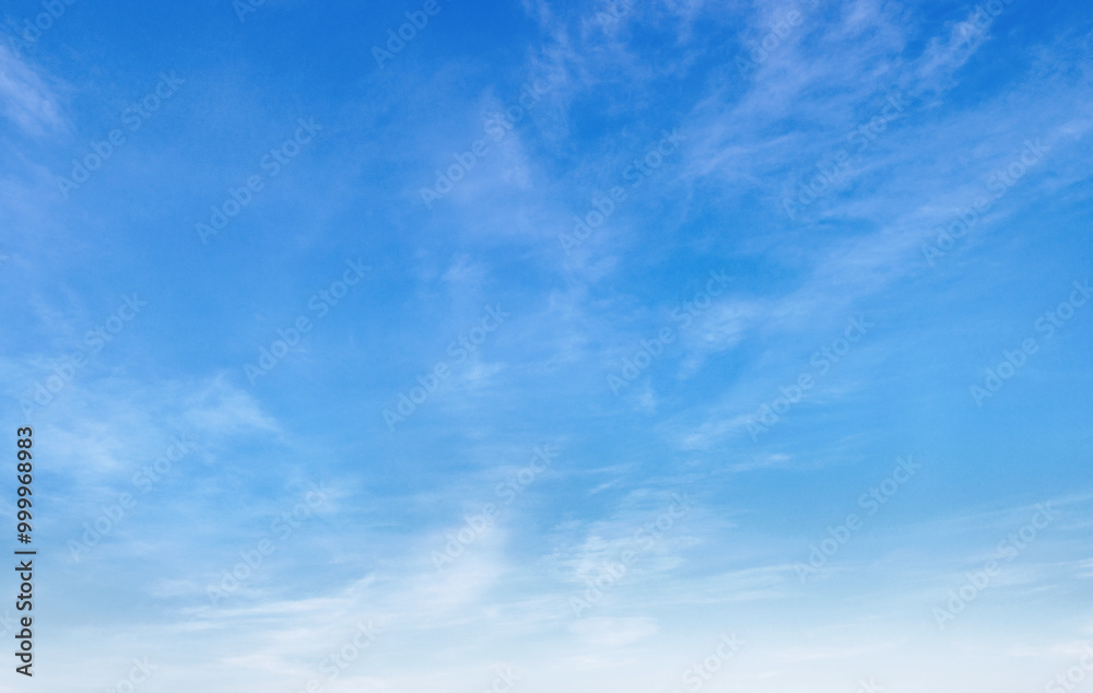 Wall mural the sky is blue and clear with no clouds
