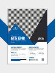 Real Estate Flyer Design template, property sale flyer design, flyer design for rent.