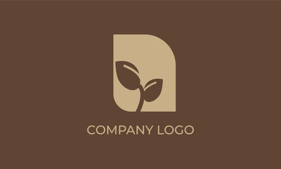 creative leaf logo for organic product businesses