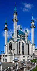 Fototapeta premium Mosque Kul-Sharif, Kremlin in Kazan, Russia