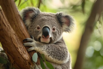 Obraz premium cute australia koala wildlife animal .generative ai