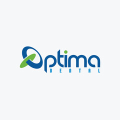 Optimal O Letter Logo Dental Logotype
