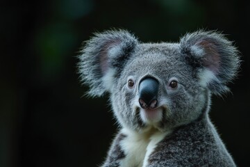 Fototapeta premium cute australia koala wildlife animal .generative ai