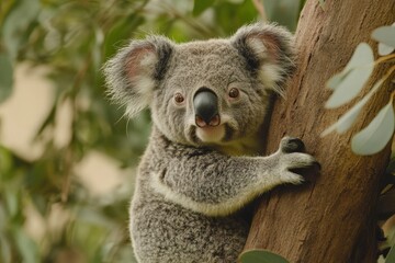 cute australia koala wildlife animal .generative ai