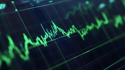 ECG Monitor Displaying Heart Rate