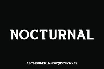 Display alphabet font vector design suitable for headline, poster, logo and many more