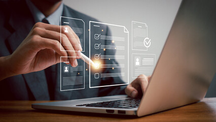 Survey statistics inform interview processes, Online assessments, employment forms, and personnel...