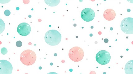 Watercolor Dots Pattern