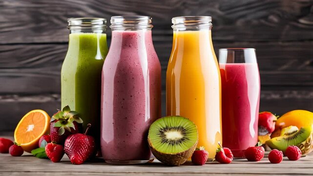  Freshly squeezed fruit juices ready to quench your thirst