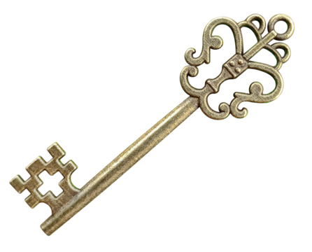 Golden old key