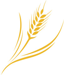 Rice Wheat cereal  graphic element flat icon illustration design
