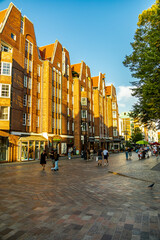 Fototapeta premium Stadtspaziergang durch die Hansestadt Rostock an der Ostsee an einen herbstlichen Tag - Mecklenburg Vorpommern - Deutschland