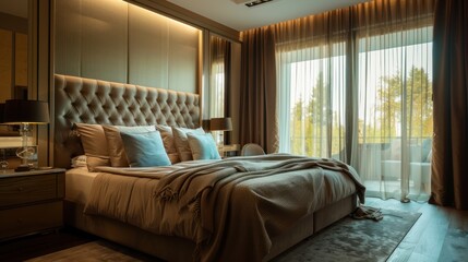 Luxurious Bedroom with a View